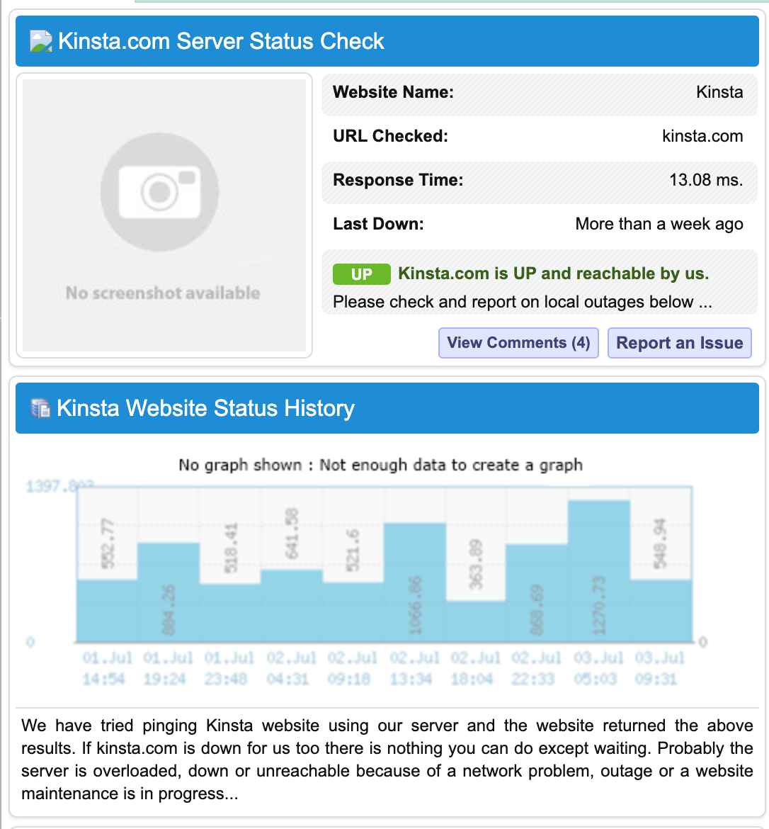 Sito web Is It Down Right Now