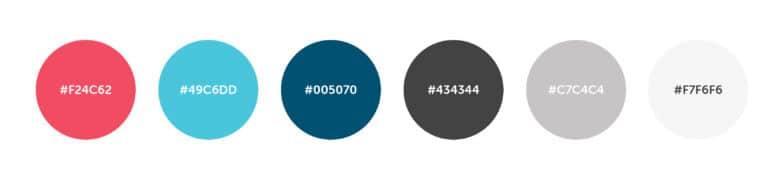 Versi palet warna yang diperluas di atas yang menyertakan tiga warna asli dengan tambahan 3 warna abu-abu