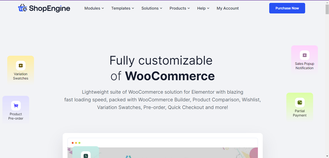 ShopEngine elementor addon
