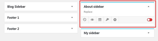 detalhes na barra lateral diferente para postagens e páginas no painel do wordpress