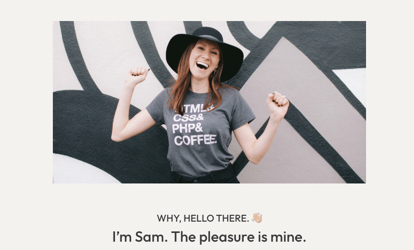 Samantha Munoz Consulting 網站截圖