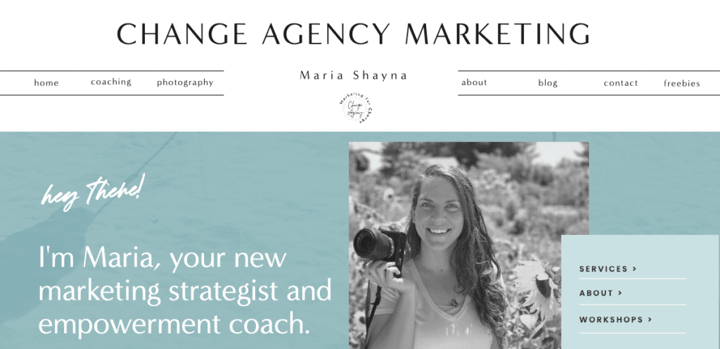 Change Agency Marketing網站截圖