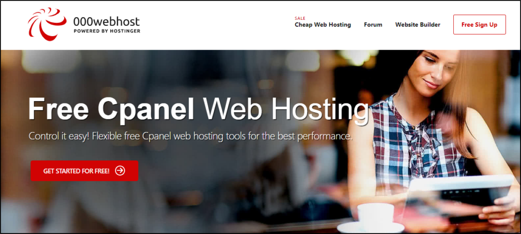 000webhost hosting web cpanel gratuito