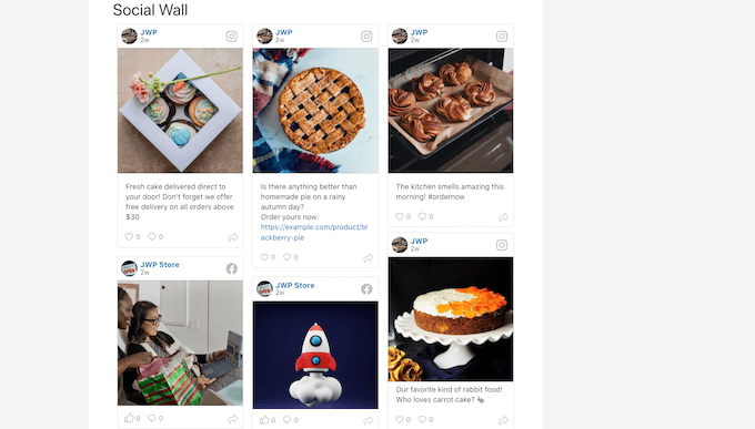 Facebook ve Instagram kullanarak bir sosyal medya duvarı oluşturma Creating a social media wall using Facebook and Instagram