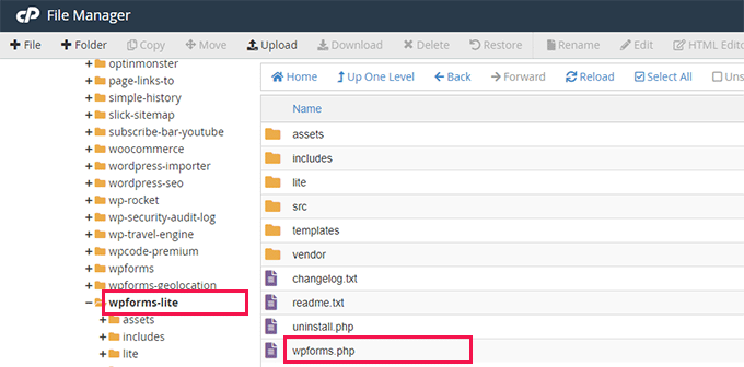 插件文件和文件夾名稱 Plugin file and folder name