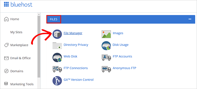 點擊文件管理器 Click at the file manager