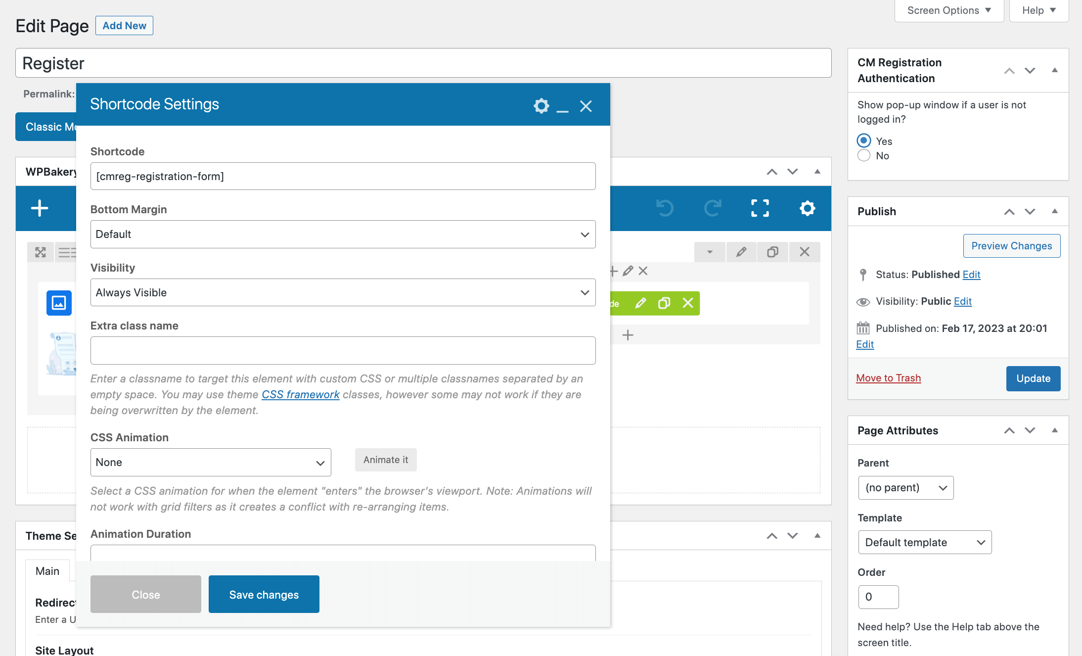 CM Registration Pro: إنشاء صفحة تسجيل
