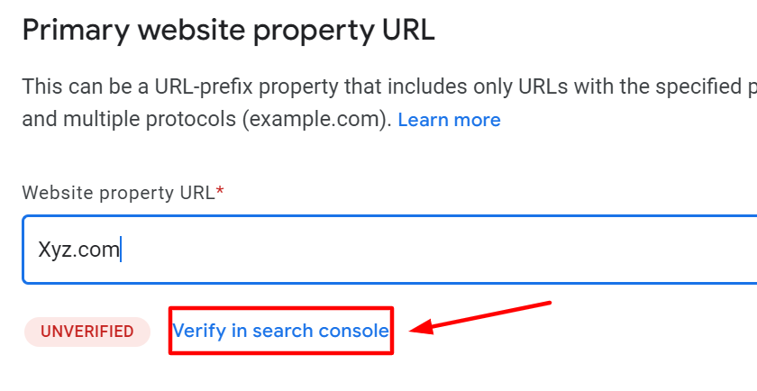 ¿Cómo enviar un sitio de WordPress a Google News? 4 Verify domain in search console