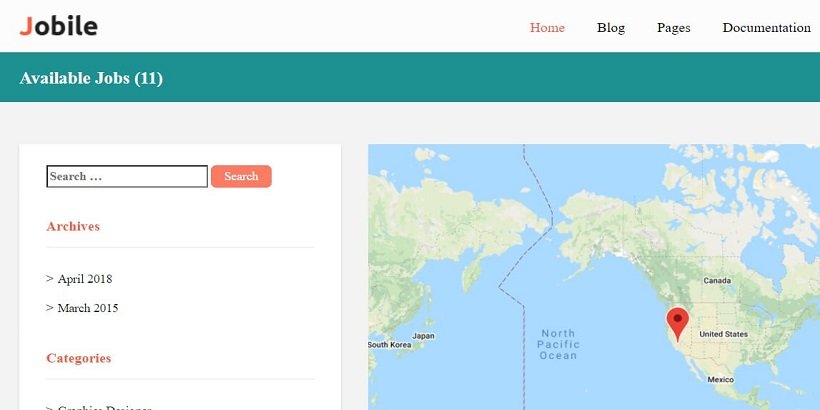 Jobile-Best-Free-Job-Board-WordPress-테마