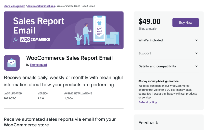 อีเมลรายงานการขาย WooCommerce