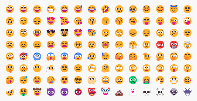 이모티콘 예시 Emojis example