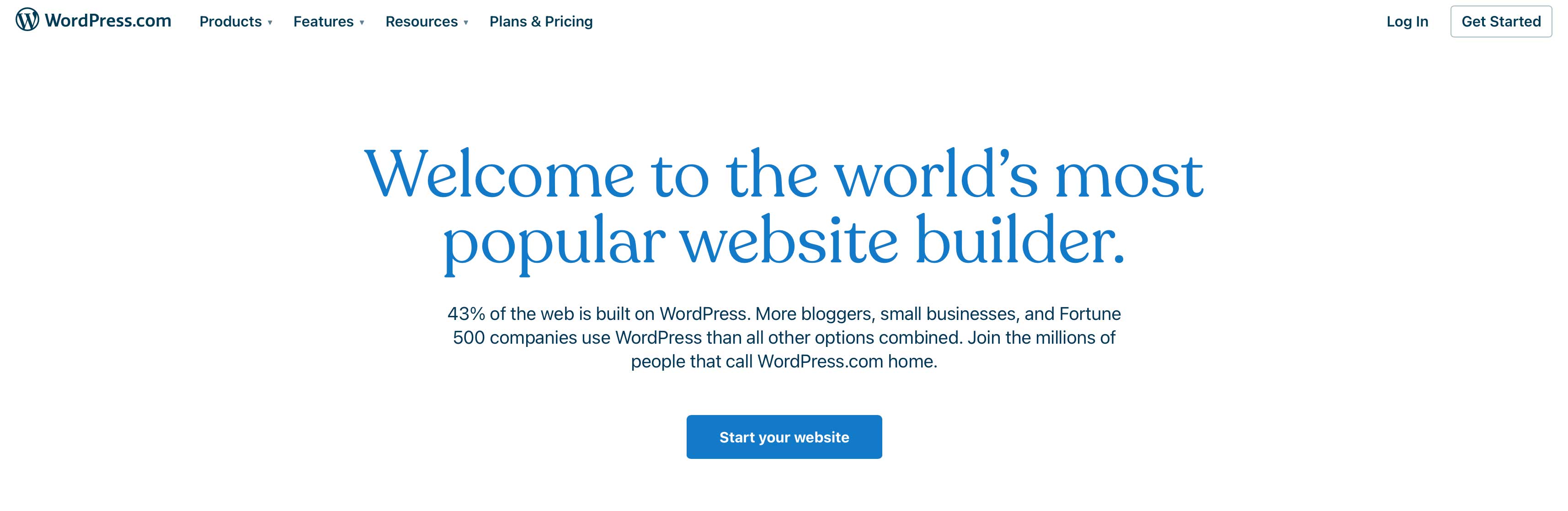 แพลตฟอร์มบล็อก WordPress.com