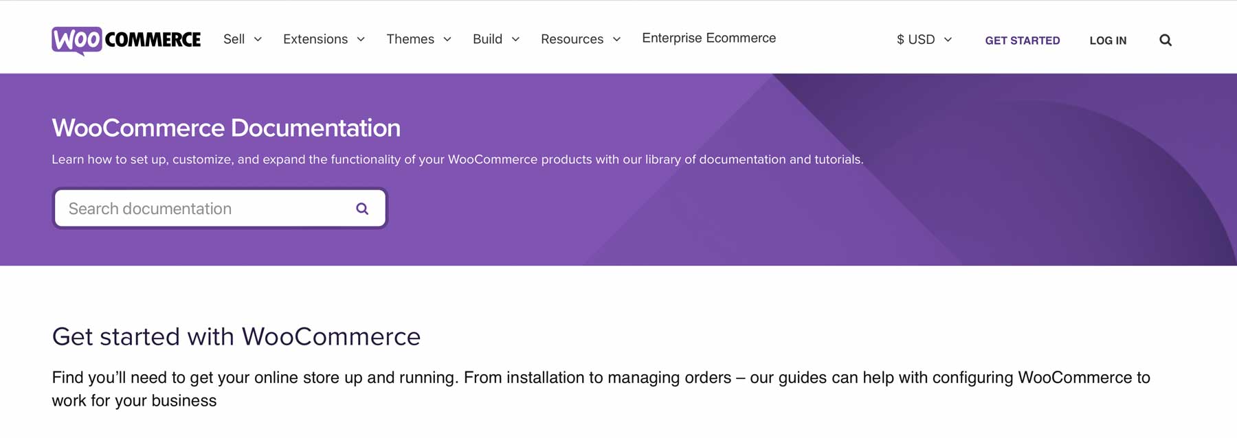 WooCommerce-Dokumentation