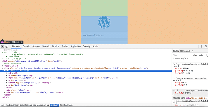 WordPress 로그인 페이지에서 로고 변경