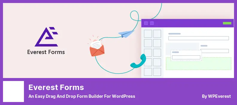 ปลั๊กอิน Everest Forms - เครื่องมือสร้างแบบฟอร์มแบบลากและวางสำหรับ WordPress