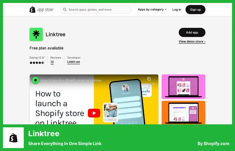Linktree - แบ่งปันทุกอย่างในลิงค์เดียว