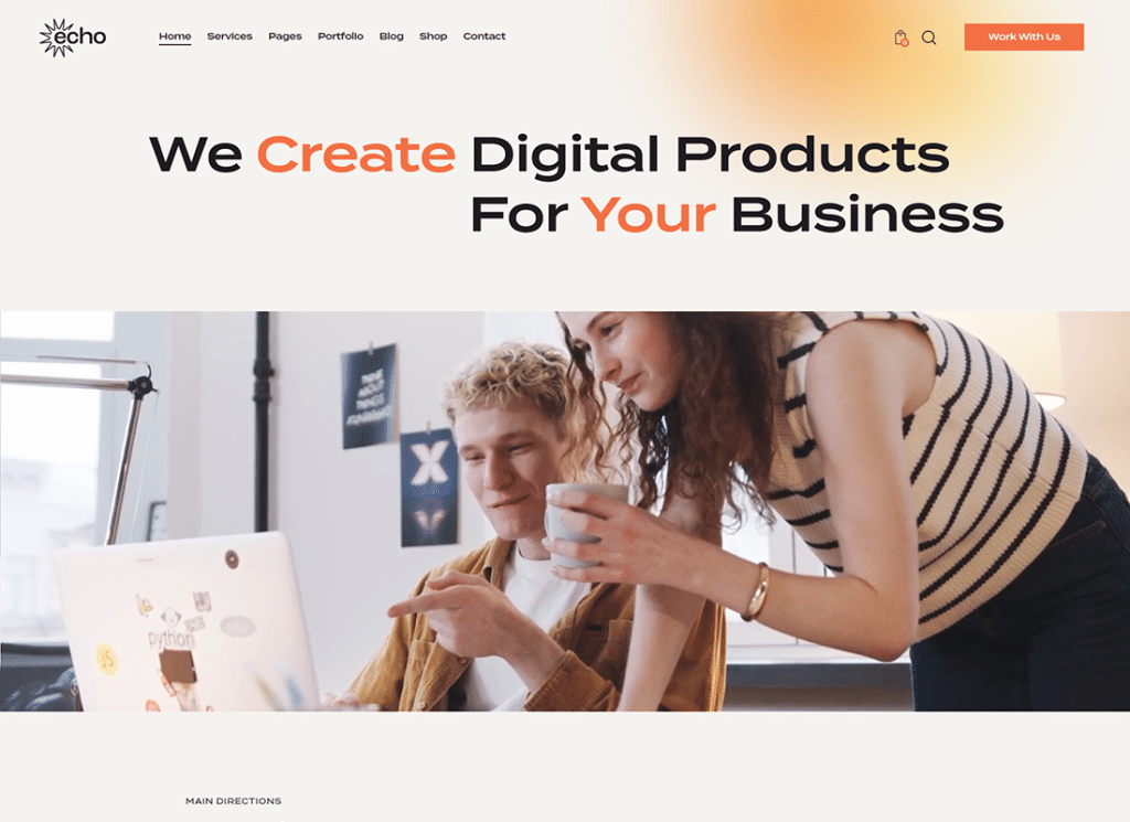 เสียงสะท้อน | ธีม WordPress การตลาดดิจิทัลและเอเจนซี่สร้างสรรค์