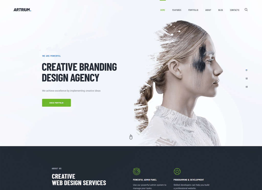 อาร์เทรียม | ธีม Creative Agency & Web Studio WordPress
