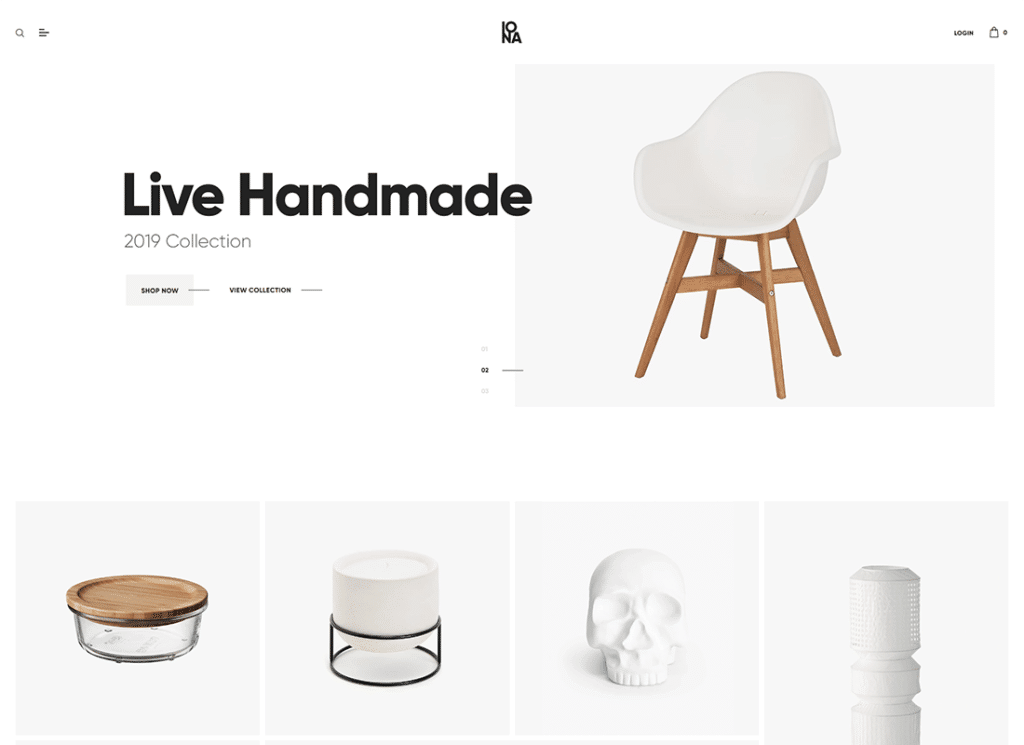 Iona | Tienda de artesanías y artesanías Tema de WordPress