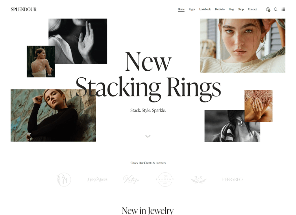 Kemegahan | Tema WordPress Perhiasan & Jam Tangan