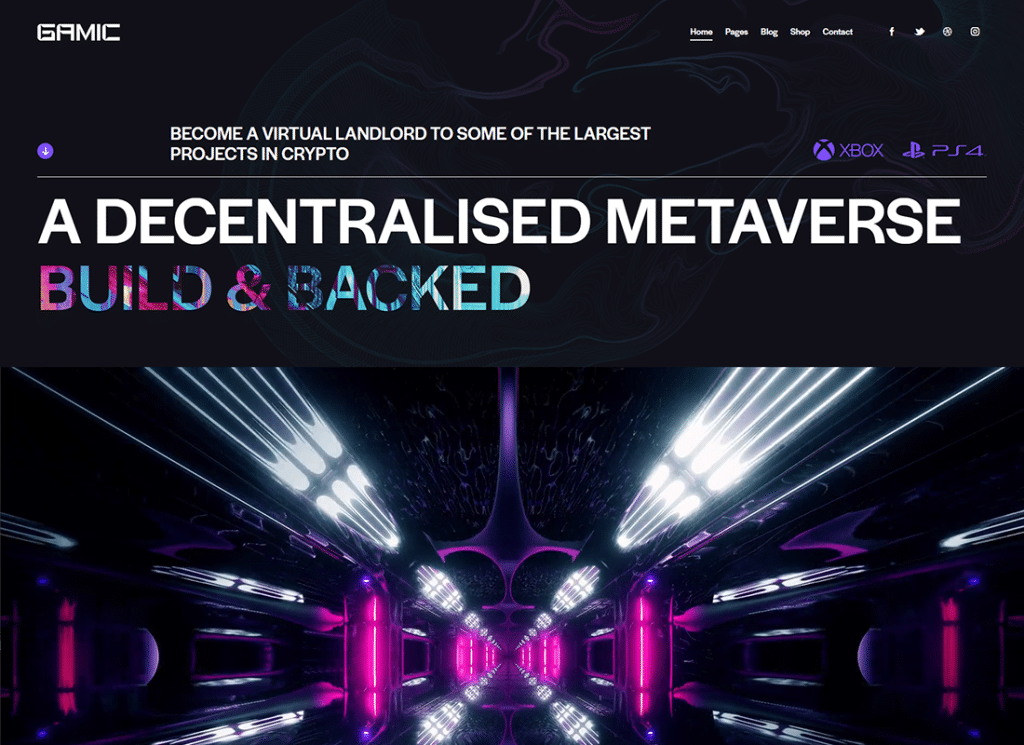 遊戲 | Metaverse Gaming & Crypto WordPress 主題