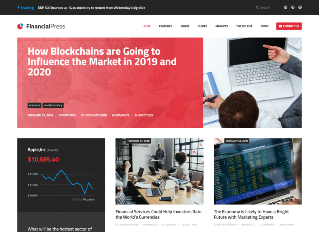 ChainPress - 金融 WordPress ビジネス ブログ テーマ