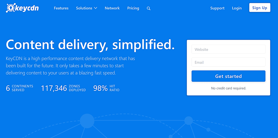KeyCDN 是一个很棒的图像 CDN，可与您的 WordPress 网站一起使用。