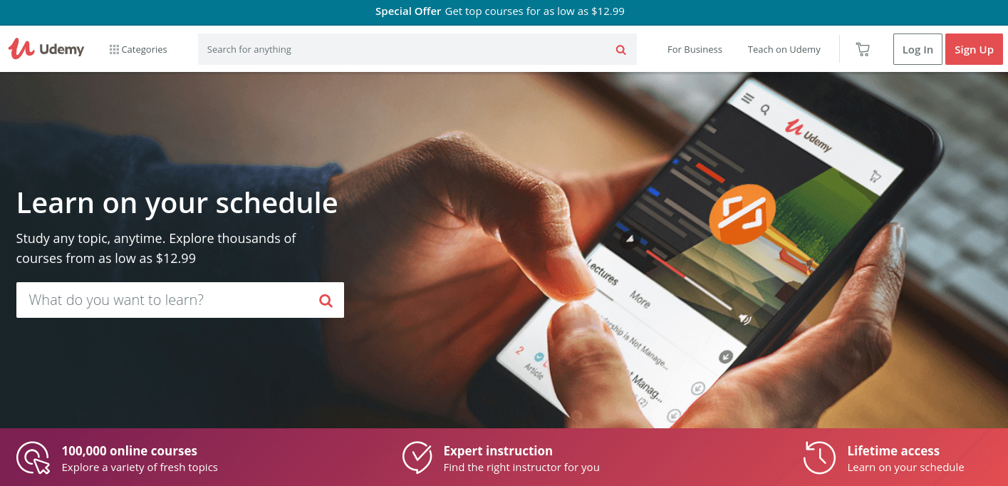 Beranda Udemy.