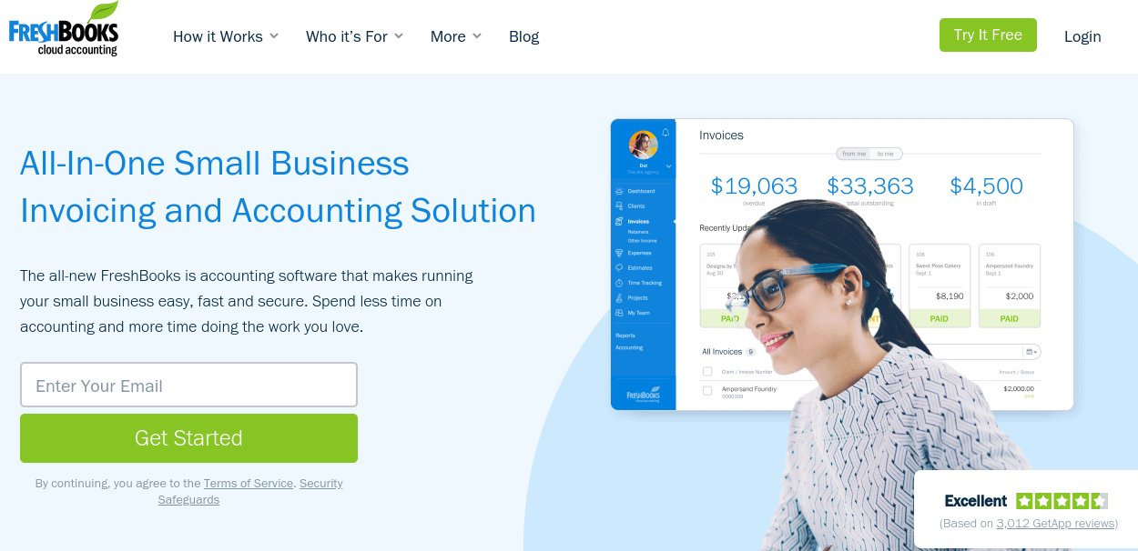 Beranda FreshBooks.
