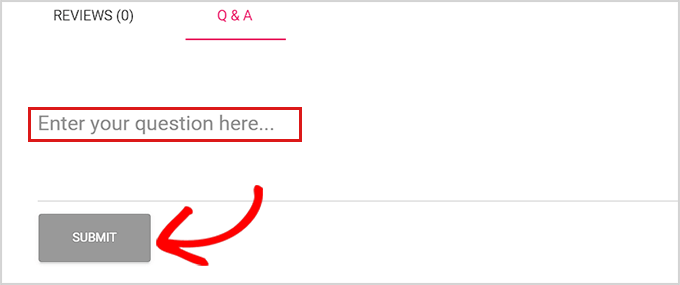 输入问题 Type a Q&A question and submit it