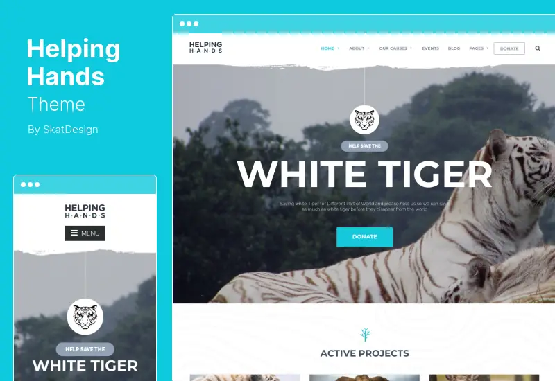 HelpingHands 主题 - 慈善 WordPress 主题