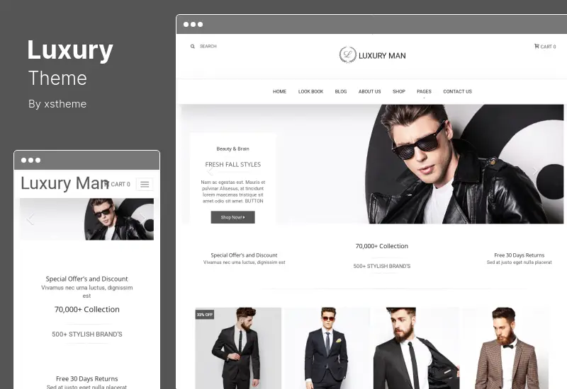 奢华主题 - WooCommerce WordPress 主题