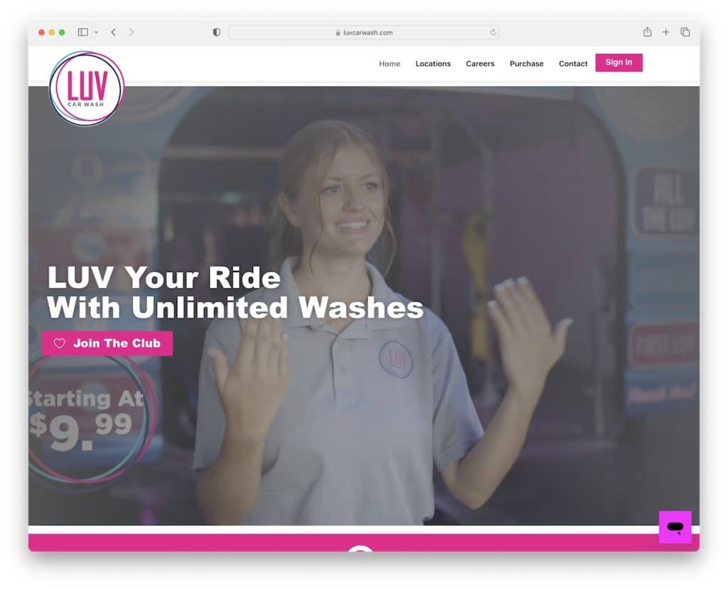 luv oto yıkama web tasarım