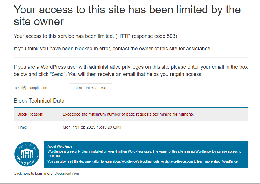 WordPress で DDoS を防止するためにリクエストの数を調整する
