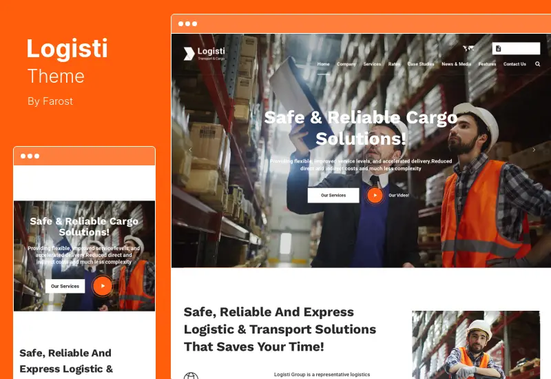 Logisti Theme - тема WordPress для логистики и транспорта