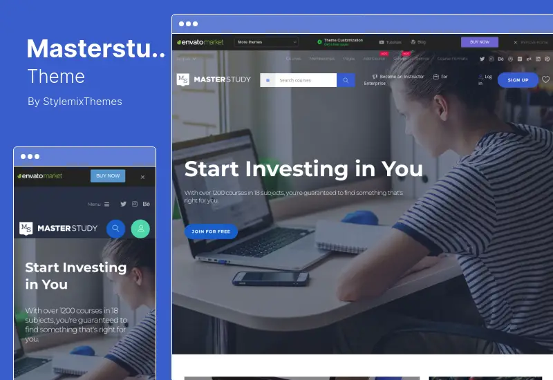 ธีมการศึกษาระดับปริญญาโท - ธีม WordPress การศึกษา