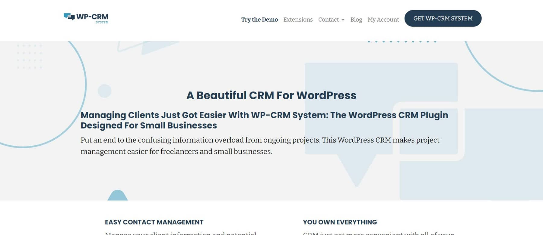WP-CRM 主頁 2023 年 2 月