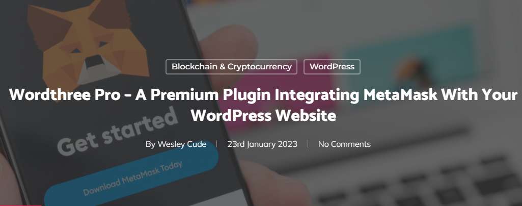 WordThree - 將 Metamask 集成到 Woocommerce 中