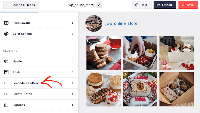 自定义社交媒体加载更多按钮 Customizing the social media Load More button