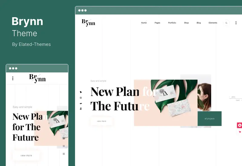 Tema Brynn - Tema WordPress per portfolio creativo