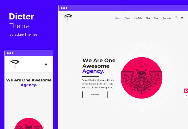 Tema Dieter - Tema WordPress per artista autentico e agenzia di design creativo