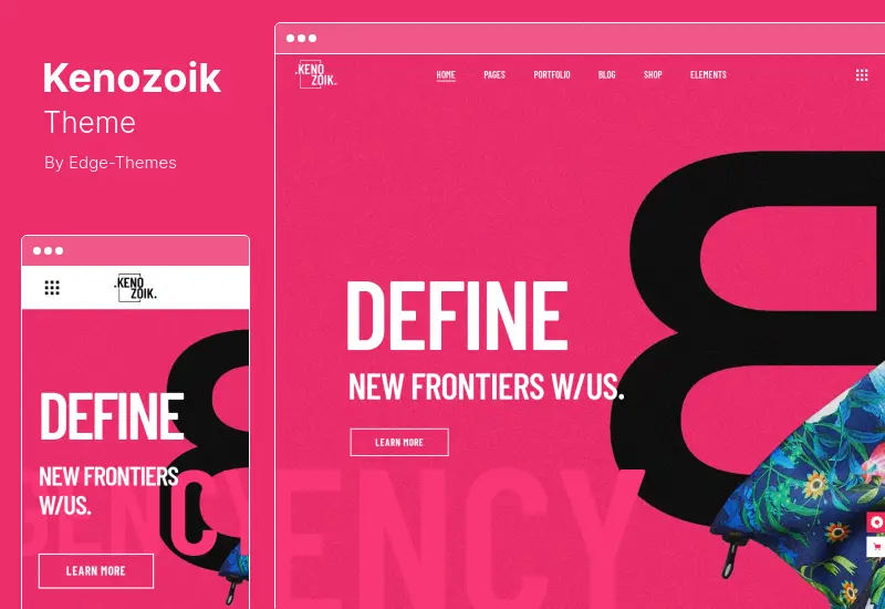Tema Kenozoik - Tema WordPress per portfolio vibrante