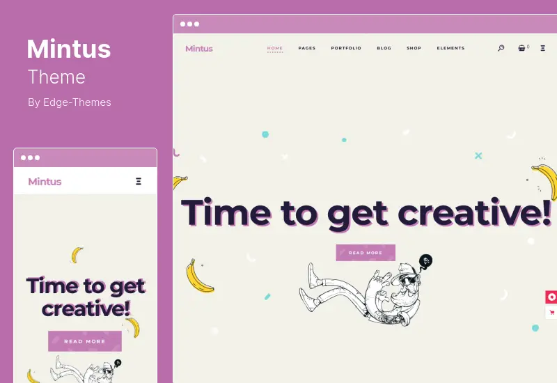 Tema Mintus - Tema WordPress per portfolio di illustrazioni