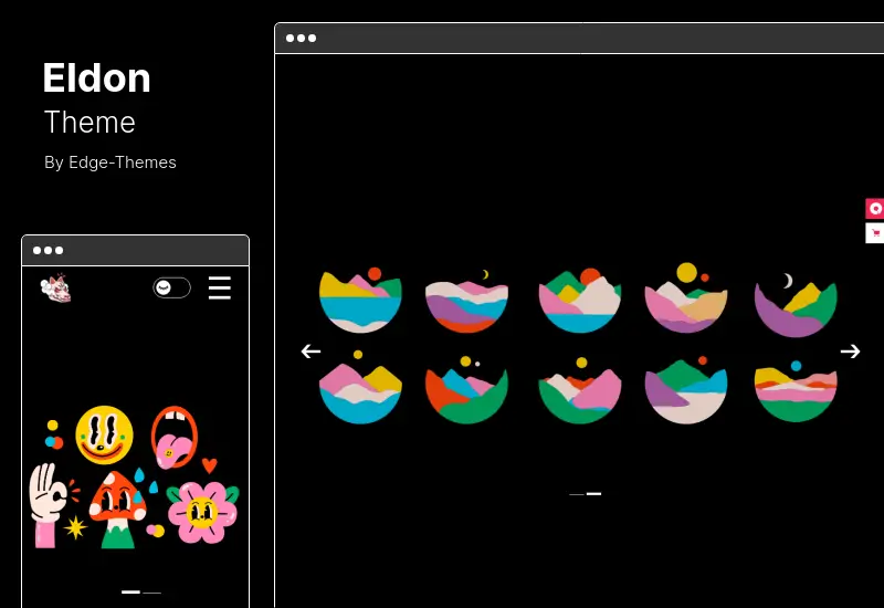 Tema Eldon - Tema WordPress per portfolio di artisti