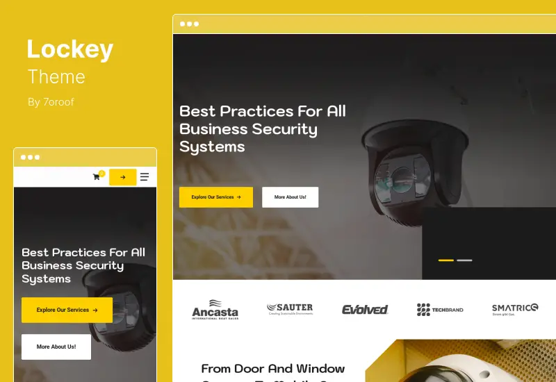 Tema Lockey - Temi WordPress per CCTV e sistemi di sicurezza