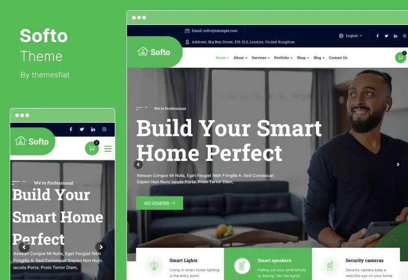 Tema Softo - Tema WordPress per l'automazione domestica intelligente