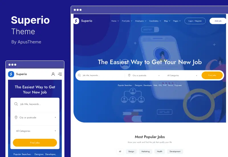 Tema Superio - Tema WordPress per la bacheca di lavoro