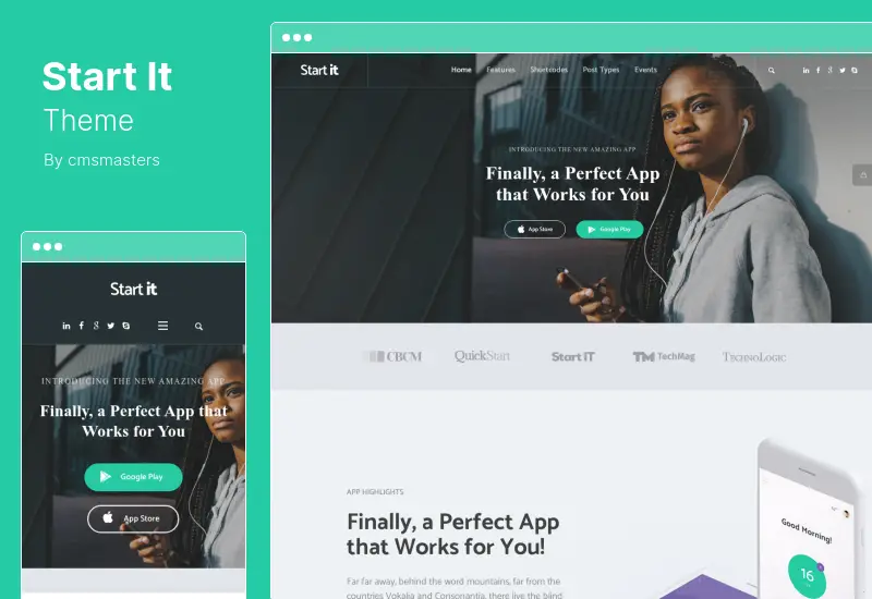 Tema Start It - Tema WordPress per tecnologia e avvio