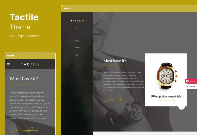 Tema tattile - Tema WordPress multiuso