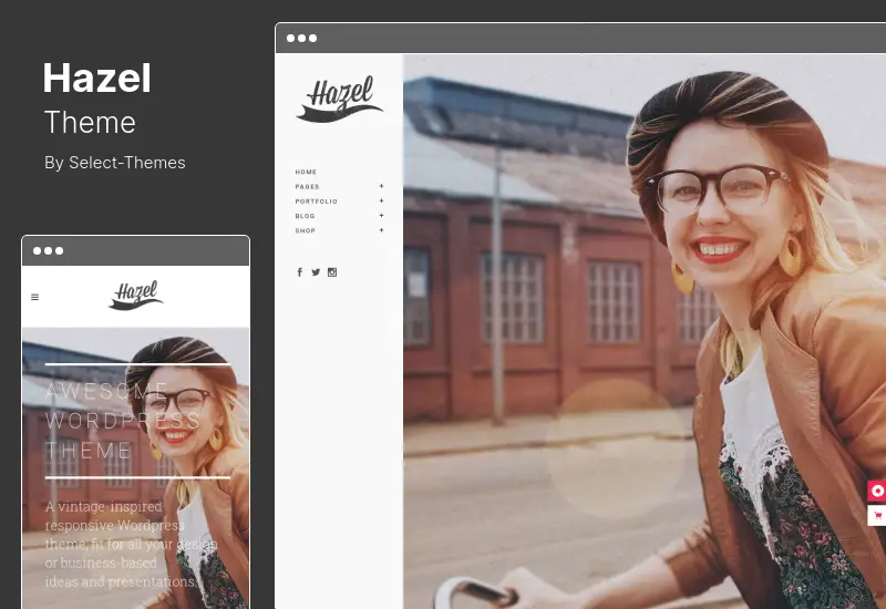 Tema Hazel - Tema WordPress multi-concetto creativo